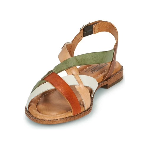 Chaussures Femme Sandales et Nu-pieds Pikolinos ALGAR W0X Vert / Rose 3 Chaussures Femme Sandales et Nu-pieds Pikolinos ALGAR W0X Vert / Rose – Image 3