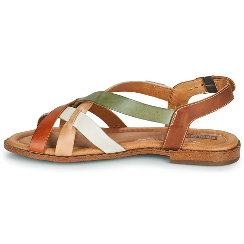 Chaussures Femme Sandales et Nu-pieds Pikolinos ALGAR W0X Vert / Rose 4 Chaussures Femme Sandales et Nu-pieds Pikolinos ALGAR W0X Vert / Rose – Image 4