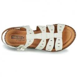 Chaussures Femme Sandales et Nu-pieds Pikolinos ALGAR W0X Blanc -Sandales Soldes Boutique 21427145 500 F