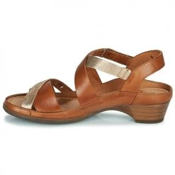 Chaussures Femme Sandales et Nu-pieds Pikolinos HUELVA W6C Marron / Doré -Sandales Soldes Boutique 21427155 500 D