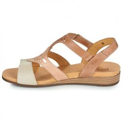Chaussures Femme Sandales et Nu-pieds Pikolinos IBIZA W5N Beige / Blanc -Sandales Soldes Boutique 21427157 500 D