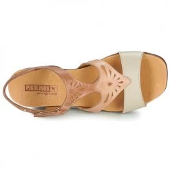 Chaussures Femme Sandales et Nu-pieds Pikolinos IBIZA W5N Beige / Blanc -Sandales Soldes Boutique 21427157 500 F
