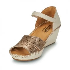 Chaussures Femme Sandales et Nu-pieds Pikolinos MARGARITA 943 Beige / Doré -Sandales Soldes Boutique 21427162 500 C
