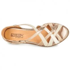 Chaussures Femme Sandales et Nu-pieds Pikolinos TALAVERA W3D Doré -Sandales Soldes Boutique 21427181 500 F