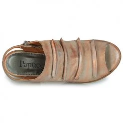 Chaussures Femme Sandales et Nu-pieds Papucei TICO Doré -Sandales Soldes Boutique 21427194 500 F