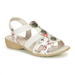 Chaussures Femme Sandales et Nu-pieds Jana Blanc / Multicolore