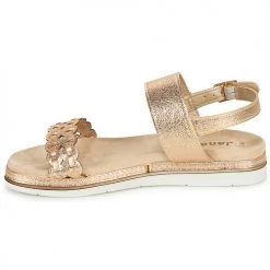 Chaussures Femme Sandales et Nu-pieds Jana Doré -Sandales Soldes Boutique 21427215 500 D