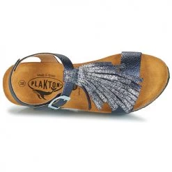 Chaussures Femme Sandales et Nu-pieds Plakton SO_TONKA Bleu -Sandales Soldes Boutique 21445643 500 F