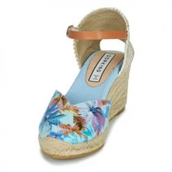 Chaussures Femme Sandales et Nu-pieds Dorking VISION Bleu / Beige -Sandales Soldes Boutique 21448076 500 C