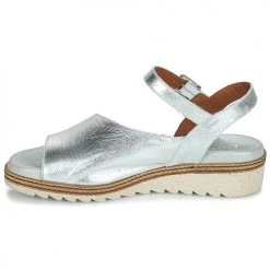 Chaussures Femme Sandales et Nu-pieds Dorking ESPE Argenté -Sandales Soldes Boutique 21448086 500 D