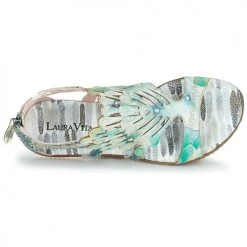 Chaussures Femme Sandales et Nu-pieds Laura Vita FECLICIEO 0321 Vert -Sandales Soldes Boutique 21448942 500 F