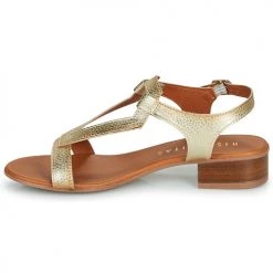 Chaussures Femme Sandales et Nu-pieds Hispanitas LOLA Doré -Sandales Soldes Boutique 21449201 500 D