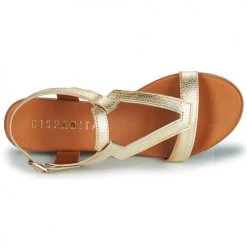 Chaussures Femme Sandales et Nu-pieds Hispanitas LOLA Doré -Sandales Soldes Boutique 21449201 500 F
