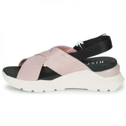 Chaussures Femme Sandales et Nu-pieds Hispanitas GRAZIA Beige / Noir -Sandales Soldes Boutique 21449202 500 D
