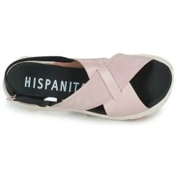 Chaussures Femme Sandales et Nu-pieds Hispanitas GRAZIA Beige / Noir -Sandales Soldes Boutique 21449202 500 F