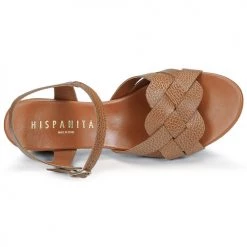 Chaussures Femme Sandales et Nu-pieds Hispanitas LOLA Marron -Sandales Soldes Boutique 21449206 500 F