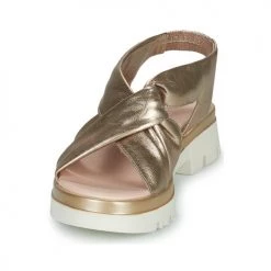 Chaussures Femme Sandales et Nu-pieds Hispanitas DANIELA Doré -Sandales Soldes Boutique 21449213 500 C