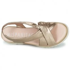 Chaussures Femme Sandales et Nu-pieds Hispanitas DANIELA Doré -Sandales Soldes Boutique 21449213 500 F
