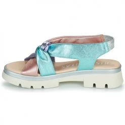 Chaussures Femme Sandales et Nu-pieds Hispanitas DANIELA Rose / Bleu -Sandales Soldes Boutique 21449219 500 D