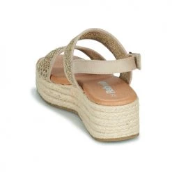 Chaussures Femme Sandales et Nu-pieds Refresh 79589-TAUPE Beige / Or -Sandales Soldes Boutique 21453418 500 E