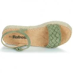 Chaussures Femme Sandales et Nu-pieds Refresh 79813-KAKHI Kaki -Sandales Soldes Boutique 21453419 500 F