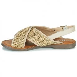 Chaussures Femme Sandales et Nu-pieds Refresh 79798-TAUPE Beige / Doré -Sandales Soldes Boutique 21453436 500 D