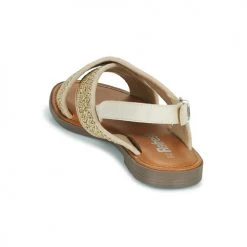 Chaussures Femme Sandales et Nu-pieds Refresh 79798-TAUPE Beige / Doré -Sandales Soldes Boutique 21453436 500 E