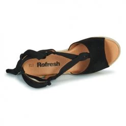 Chaussures Femme Sandales et Nu-pieds Refresh 79808-NOIR Noir -Sandales Soldes Boutique 21453439 500 F