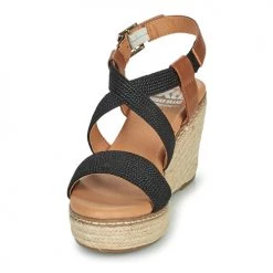 Chaussures Femme Sandales et Nu-pieds Xti 45159-BLACK Noir -Sandales Soldes Boutique 21454326 500 C