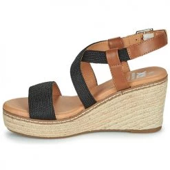 Chaussures Femme Sandales et Nu-pieds Xti 45159-BLACK Noir -Sandales Soldes Boutique 21454326 500 D