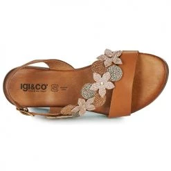 Chaussures Femme Sandales et Nu-pieds IgI&CO 1679622 Camel -Sandales Soldes Boutique 21454355 500 F