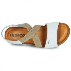 Chaussures Femme Sandales et Nu-pieds IgI&CO 1697200 Blanc -Sandales Soldes Boutique 21454356 500 F