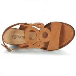 Chaussures Femme Sandales et Nu-pieds IgI&CO 1690422 Camel -Sandales Soldes Boutique 21454371 500 F