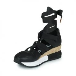 Chaussures Femme Sandales et Nu-pieds Gioseppo LIZARDA Noir -Sandales Soldes Boutique 21454940 500 C
