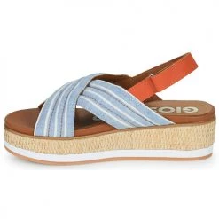 Chaussures Femme Sandales et Nu-pieds Gioseppo GOOLWA Bleu -Sandales Soldes Boutique 21454949 500 D