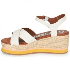 Chaussures Femme Sandales et Nu-pieds Gioseppo SEGET Blanc -Sandales Soldes Boutique 21454957 500 D