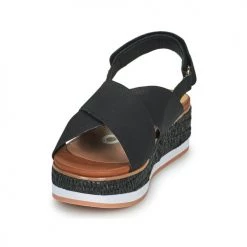 Chaussures Femme Sandales et Nu-pieds Gioseppo MEGGETT Noir -Sandales Soldes Boutique 21454960 500 C
