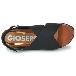 Chaussures Femme Sandales et Nu-pieds Gioseppo MEGGETT Noir -Sandales Soldes Boutique 21454960 500 F