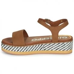 Chaussures Femme Sandales et Nu-pieds Gioseppo ARREY Camel -Sandales Soldes Boutique 21454962 500 D