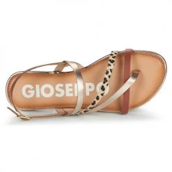 Chaussures Femme Sandales et Nu-pieds Gioseppo IOTA Camel / Doré -Sandales Soldes Boutique 21454967 500 F