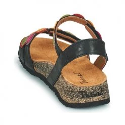 Chaussures Femme Sandales et Nu-pieds Think KOAK Noir / Multicolore -Sandales Soldes Boutique 21481631 500 E