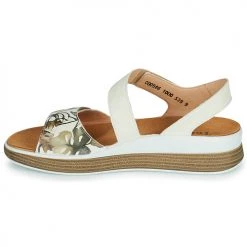 Chaussures Femme Sandales et Nu-pieds Think MEGGIE Blanc / Marron -Sandales Soldes Boutique 21481633 500 D