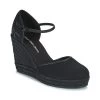 Chaussures Femme Sandales et Nu-pieds Calvin Klein Jeans WEDGE SANDAL CLOSE TOE CO Noir