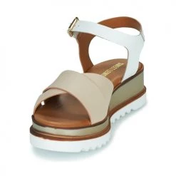 Chaussures Femme Sandales et Nu-pieds Sweet Lemon LUCIA Blanc / Beige -Sandales Soldes Boutique 21500319 500 C
