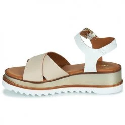 Chaussures Femme Sandales et Nu-pieds Sweet Lemon LUCIA Blanc / Beige -Sandales Soldes Boutique 21500319 500 D