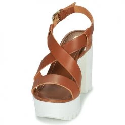 Chaussures Femme Sandales et Nu-pieds Sweet Lemon LIUS Cognac -Sandales Soldes Boutique 21500320 500 C