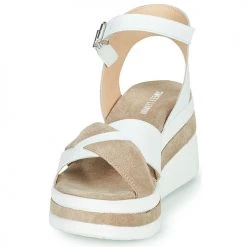 Chaussures Femme Sandales et Nu-pieds Sweet Lemon BAHO Blanc -Sandales Soldes Boutique 21500322 500 C