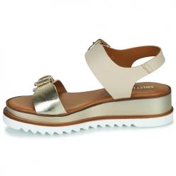 Chaussures Femme Sandales et Nu-pieds Sweet Lemon LIVIA Doré -Sandales Soldes Boutique 21500323 500 D