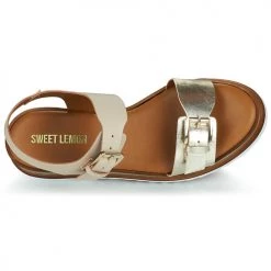 Chaussures Femme Sandales et Nu-pieds Sweet Lemon LIVIA Doré -Sandales Soldes Boutique 21500323 500 F
