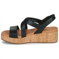 Chaussures Femme Sandales et Nu-pieds Clarks KIMMEI CORK Noir -Sandales Soldes Boutique 21500587 500 D
